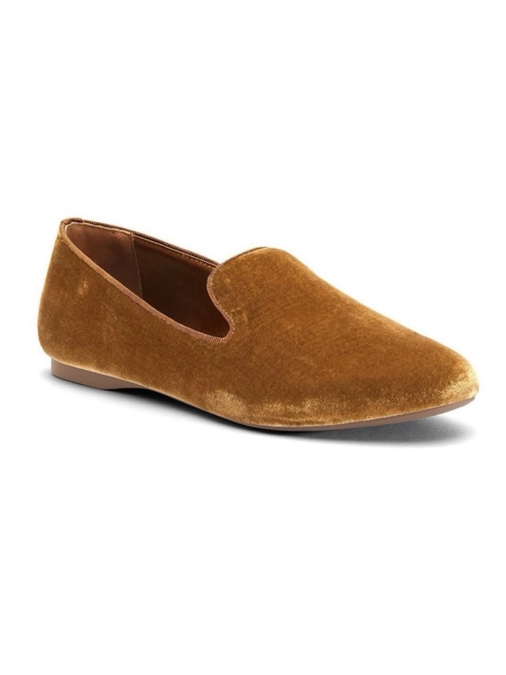 Birdies Starling Flats Amber Velvet Slip On Fuzzy Lining shoes size 9.5